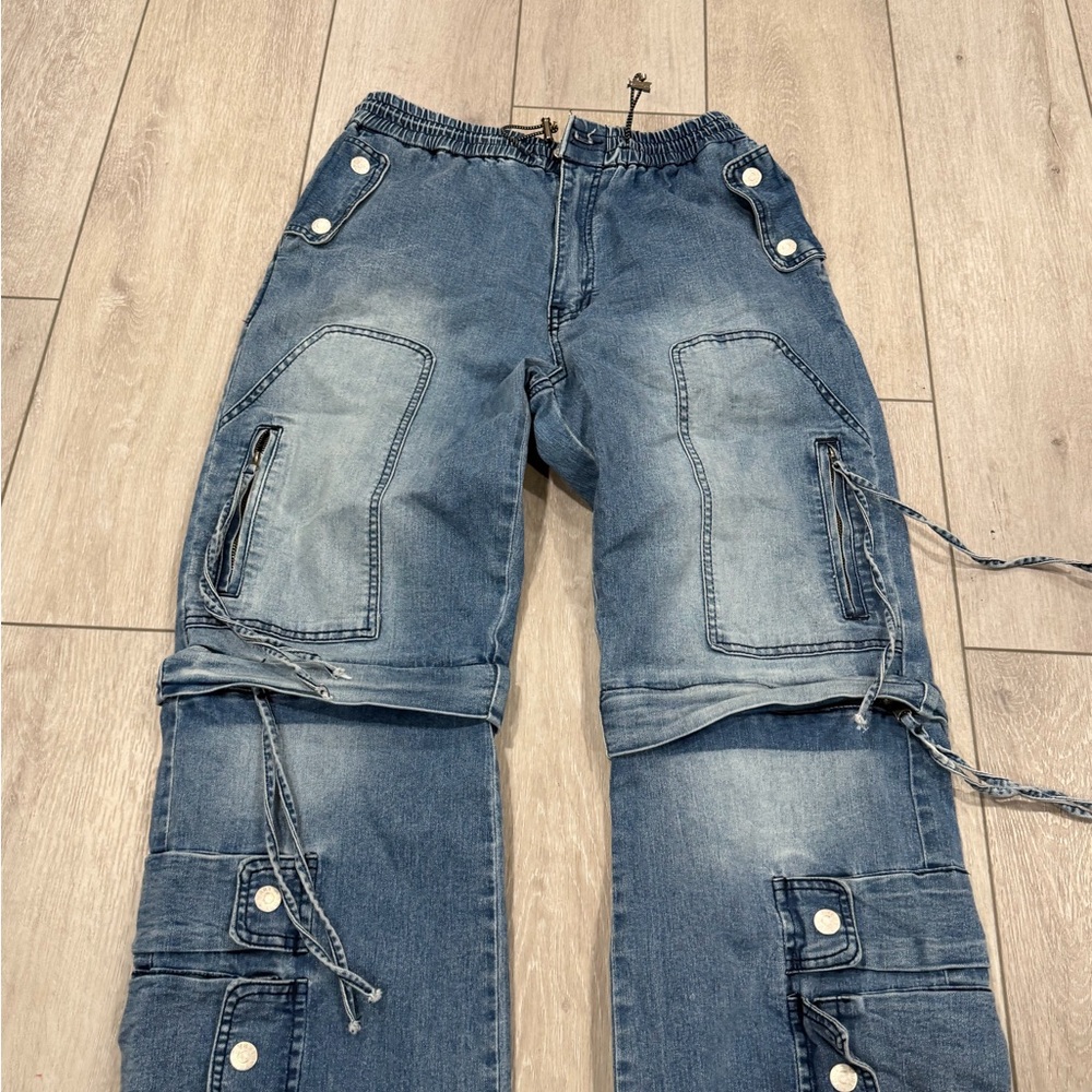 Stylish Blue Women's Jeans - Picture 2 of 5